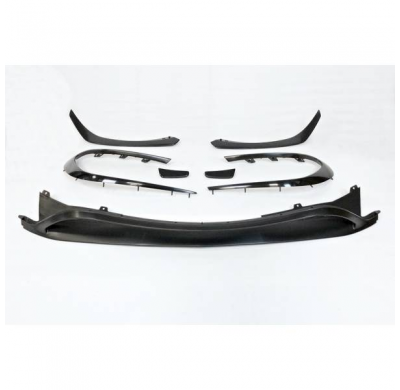 Spoiler Delantero Mercedes Cla W117 2016+ Look A45 Shiny Black - Plástico Abs