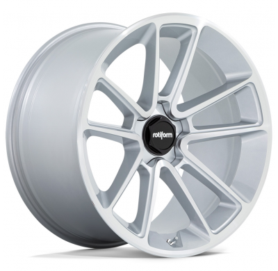 LLANTA ALUMINIO ROTIFORM BTL PLATA CARA PULIDA 9 x 21 Et:27  5 x 112 66,6