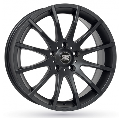 LLANTA ALUMINIO RACER CLASSIC NEGRO MATE 8 x 18 Et:40  5 x 114,3 70,4