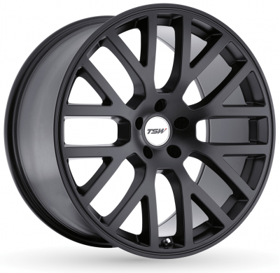 LLANTA ALUMINIO TSW DONINGTON NEGRO MATE 8 x 19 Et:32  5 x 120 76