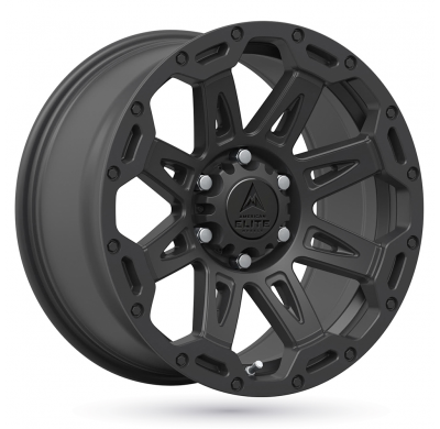 LLANTA ALUMINIO AMERICAN ELITE WHEELS EAGLE NEGRO MATE 9 x 17 Et:0  5 x 127 71,5