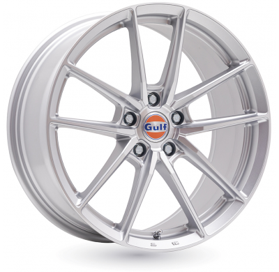 LLANTA ALUMINIO GULF GT-3 PLATA CARA PULIDA 9,5 x 19 Et:40  5 x 112 66,5