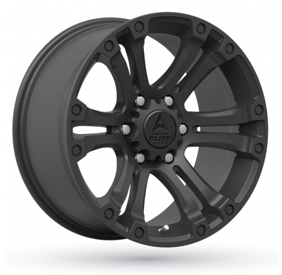 LLANTA ALUMINIO AMERICAN ELITE WHEELS HERO NEGRO MATE 9 x 18 Et:12  6 x 114,3 66,1