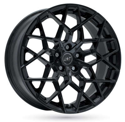 LLANTA ALUMINIO INFINY INDIVIDUAL OTTO NEGRO BRILLANTE 8,5 x 19 Et:30  5 x 120 72,6