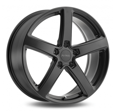 LLANTA ALUMINIO PETROL P2A NEGRO MATE 8 x 18 Et:35  5 x 100 72,1