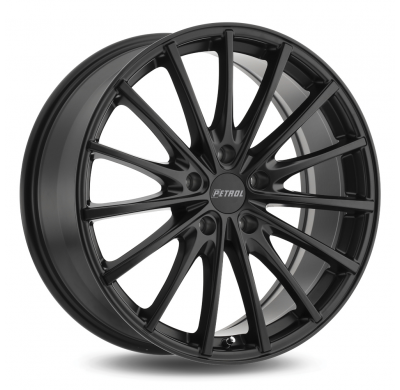 LLANTA ALUMINIO PETROL P3A NEGRO MATE 8 x 17 Et:35  5 x 120 76,1