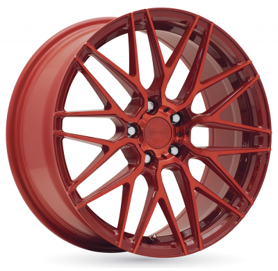 LLANTA ALUMINIO INFINY RX ANODISED RED 8 x 18 Et:40  5 x 112 66,5