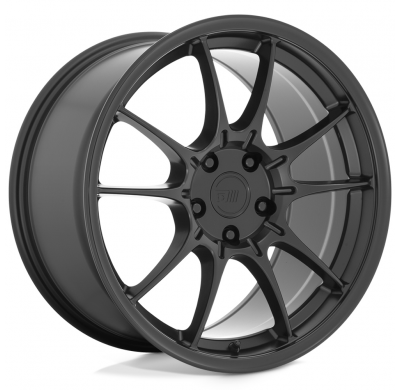 LLANTA ALUMINIO MOTEGI SS5 NEGRO SATINADO 8,5 x 18 Et:35  5 x 114,3 72,6