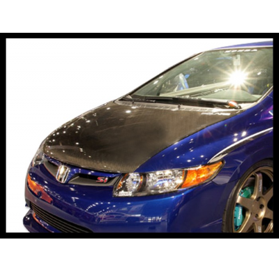 Capó Carbono Honda Civic '06 Coupe Fibra de Carbono