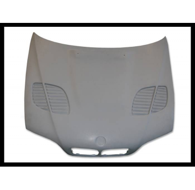 Capó Fibra BMW E46 '02-06 2P. GTR Fibra de vidrio