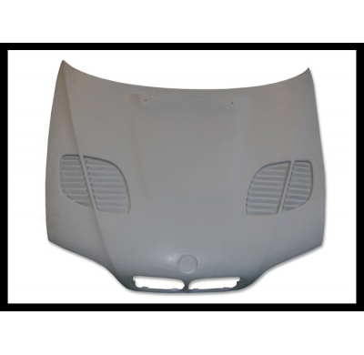 Capó Fibra BMW E46 '98-02 4P. GTR Fibra de vidrio