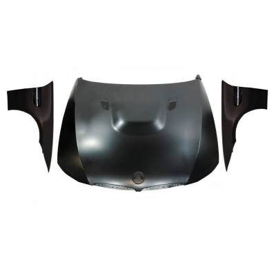 Capó Y Aletas BMW E90 / E91 05-08 Prefacelift Look M3 Metal