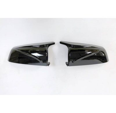 Cubre Espejos BMW E60 LCI 07-09 Look M4 Negro Brillante Plástico ABS