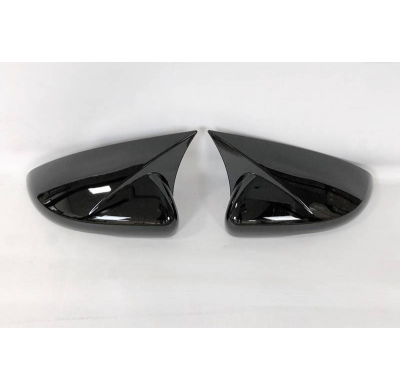 Cubre Espejos Volkswagen Golf 6 R20 Negro Brillante Plástico ABS