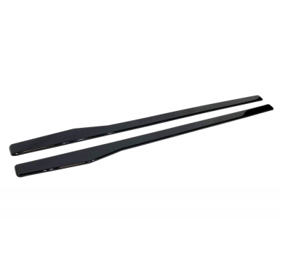 Difusor Taloneras Mercedes W204 Look AMG Negro Brillante Plástico ABS