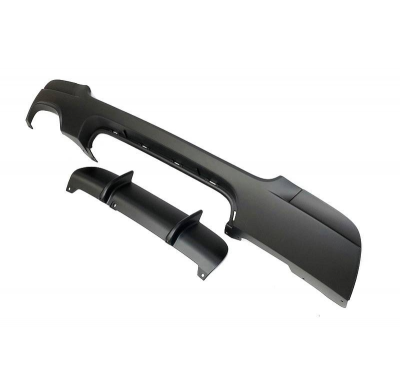 Difusor Trasero BMW E92 / E93 look M Performance 1 Salida Doble Plástico ABS
