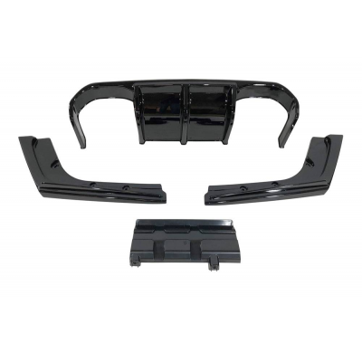 Difusor Trasero BMW F30 / F31 Look M3 Brillante Negro Plástico ABS