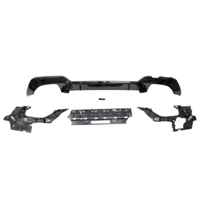 Difusor Trasero BMW G20 / G21 340 Look M Performance Brillante Negro Plástico ABS