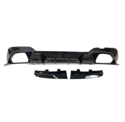 Difusor Trasero BMW G20 / G21 Look M3 Competition Brillante Negro Plástico ABS