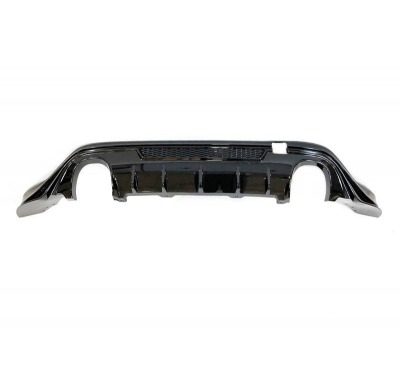 Difusor Trasero Ford Focus 2019+ Brillante Negro Plástico ABS