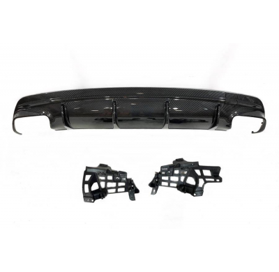 Difusor Trasero Mercedes CLA W117 16-18 4P/SW Look A45 Carbono Plástico ABS