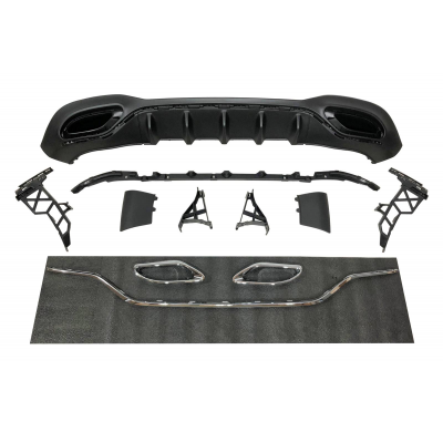 Difusor Trasero Mercedes W177 Look AMG Plástico ABS