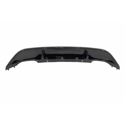 Difusor Trasero Volkswagen Golf 7 2013-2016 look R Negro Brillante Plástico ABS