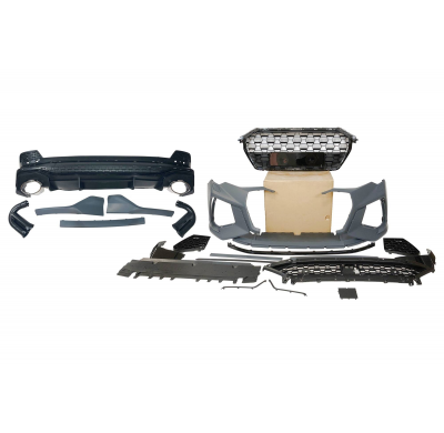 Kit De Carrocería Audi Q3 2020+ Sportback 2.0 Sline Look RSQ3 Plástico ABS