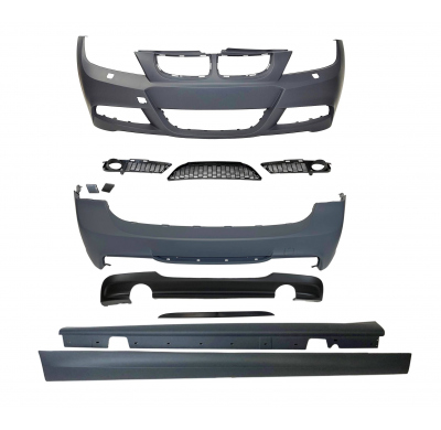 Kit De Carrocería BMW E91 2005-2008 Look M-Tech 2 Salidas ABS Plástico ABS