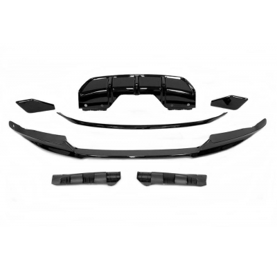 Kit De Carrocería BMW F16 X6 Look M Performance Brillante Negro Plástico ABS