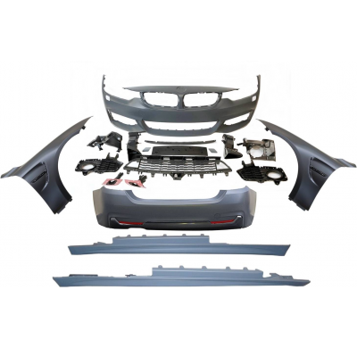 Kit De Carrocería BMW F32 / F33 Look M-Tech Con Aletas Plástico ABS