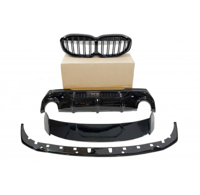 Kit De Carrocería BMW F40 Look M Performance Negro Brillante Plástico ABS