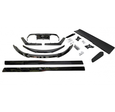 Kit De Carrocería BMW F82 / F83 M4 Brillante Negro Look CS / GTS Plástico ABS