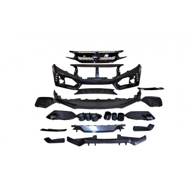 Kit De Carrocería Honda Civic MK10 Hatchback 2016+ look Type R ABS Plástico ABS
