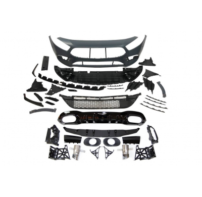 Kit De Carrocería Mercedes V177 Look AMG A35 4 Puertas Plástico ABS