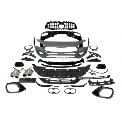 Kit De Carrocería Mercedes W118 CLA Sedan Look A45 Plástico ABS