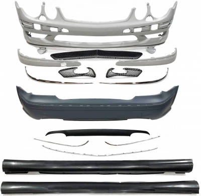 Kit De Carrocería Mercedes W211´02-06  Look AMG E55 ABS Plástico ABS