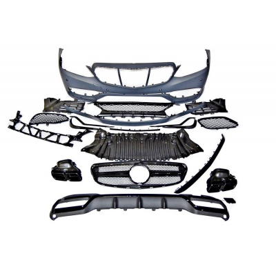 Kit De Carrocería Mercedes W212 2014-2015 SW / 4P Black series ABS Sensor Plástico ABS