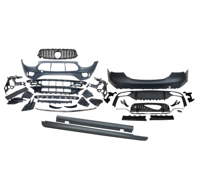 Kit De Carrocería Mercedes W213 2020+ Facelift look AMG E63 Plástico ABS
