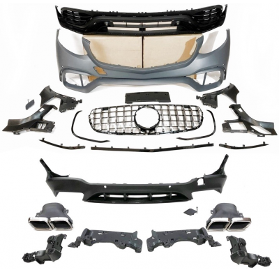 Kit De Carrocería Mercedes X253 GLC 2015-2019 look AMG GLC63 Plástico ABS