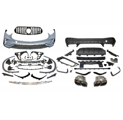 Kit De Carrocería Mercedes X254 GLC 2023+ look AMG GLC63 Plástico ABS