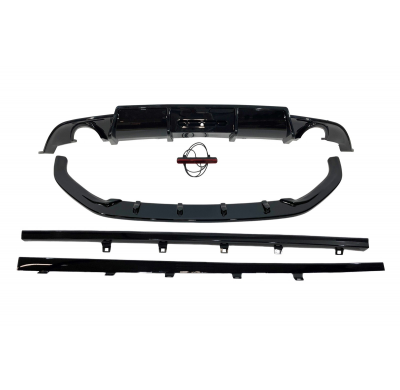 Kit De Carrocería Volkswagen Golf 7.5 Brillante Negro Plástico ABS
