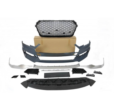 Paragolpes Delantero Audi A4 16-19 B9 Look RS4 Plástico ABS