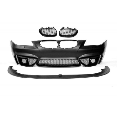 Paragolpes Delantero BMW E60 04-09 Look M4 Parrillas Plástico ABS