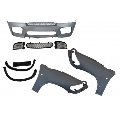 Paragolpes Delantero BMW E70 07-11 Con Aletas look X5M Plástico ABS
