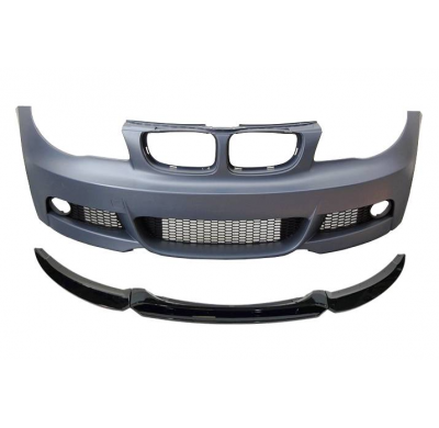 Paragolpes Delantero BMW E87/ E81/E82/E88  Look M Spoiler Plástico ABS