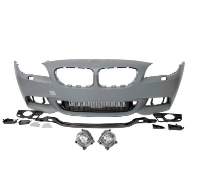 Paragolpes Delantero BMW F10/F11/F18 10-16 Look M-Tech Antinieblas Plástico ABS