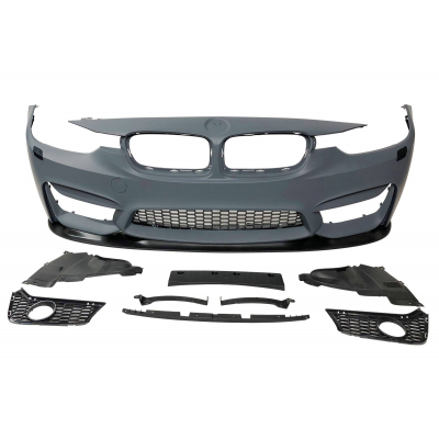Paragolpes Delantero BMW F30-F31 Look M4 Spoiler Plástico ABS