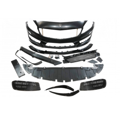 Paragolpes Delantero Mercedes W176 2012-2015 A45 Look AMG Plástico ABS