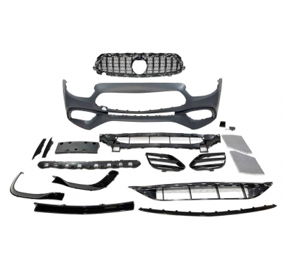 Paragolpes Delantero Mercedes W213 4p 2020+ / C238 2021 look AMG E63 Plástico ABS